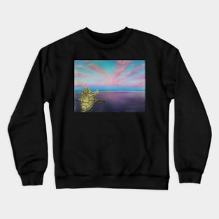 Across the Horizon Line Crewneck Sweatshirt